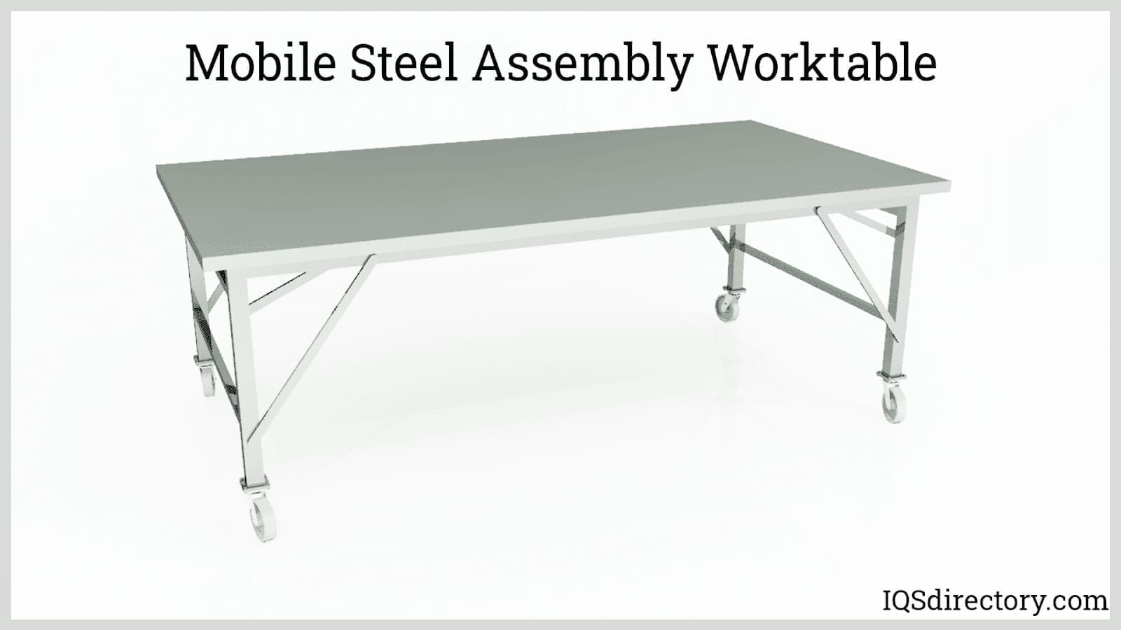 Mobile Steel Assembly Worktable mobile steel assembly worktable