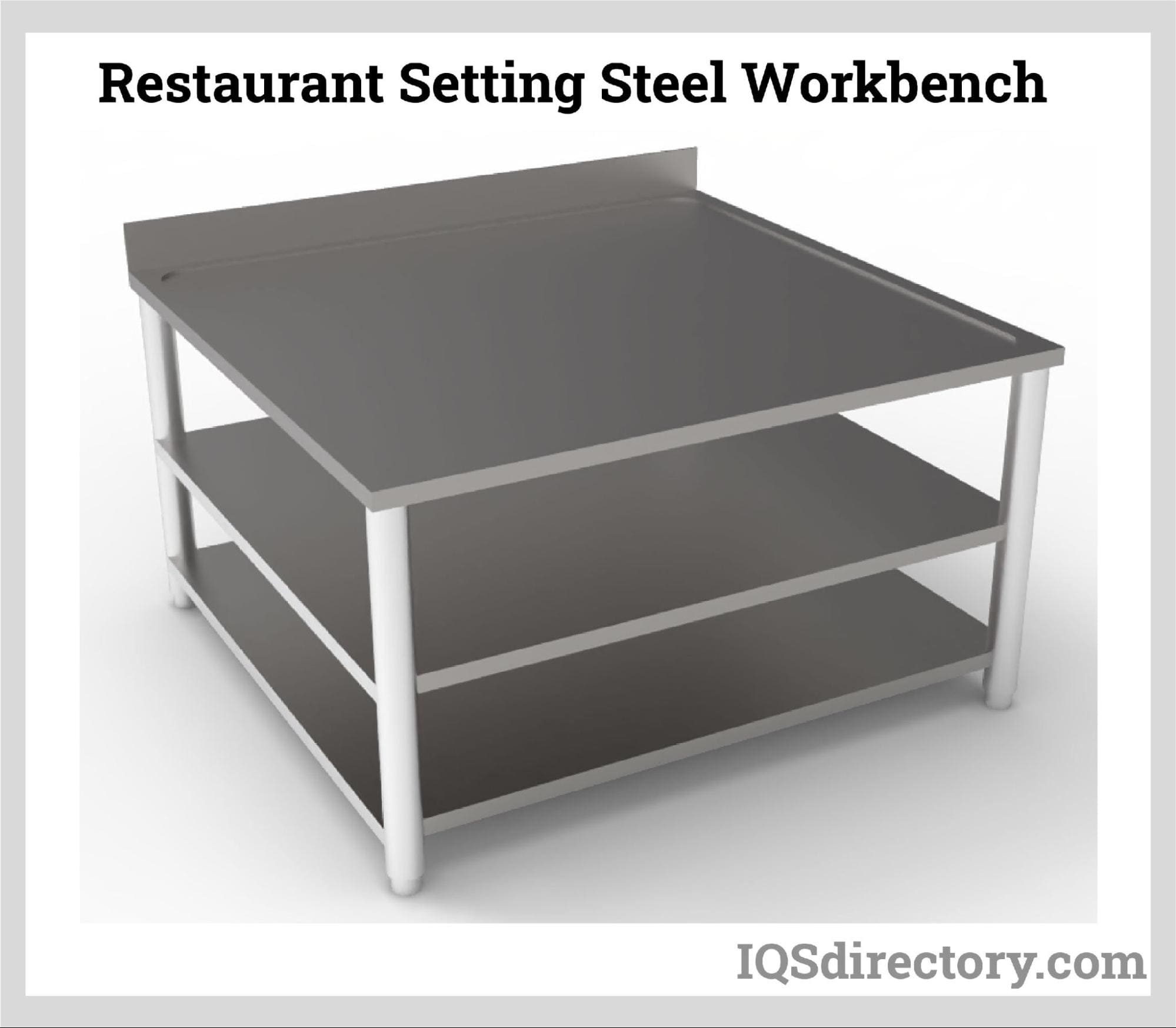 Restaurant Setting Steel Workbench